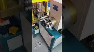 Electric punching forming cutting hoop pipe clamp machine, made in China. #machine
