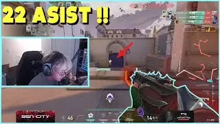 SEN TenZ SKYE GAMEPLAY IN ASCENT 22 ASIST / VALORANT RANKED GAMEPLAY | Full Match VOD #valorant