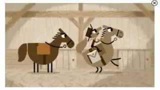 Pony Express   Google Doodle