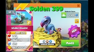 Hatched Two New Epic Dragons-Dragon Mania Legends | Solden 399 piece  | DML