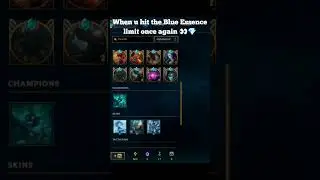 Who needs some Blue Essence? 👀💎 #leagueoflegends #league #lol #riot #levelup #nolife #fynn