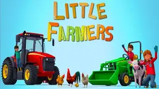 Little Farmers App Review with 3D Tractors Loaders Heavy Farm Equipment and many Farm Animals