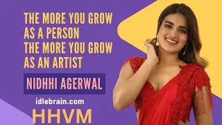 Jeevi interviews actress #NidhhiAgerwal for #HariHaraVeeraMallu - idlebrain.com
