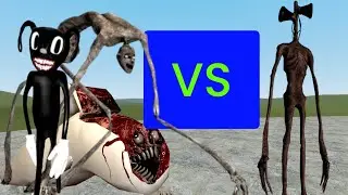 road creature and bridge worm and cartoon dog v1 vs Siren Head 