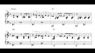 The Girl From Ipanema - Bossa Nova Jazz Piano Arrangement