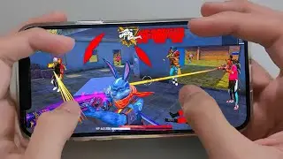 iPhone Xs Free Fire Gameplay - 60FPS!📲⚡️🗿