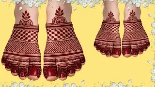 New Feet Mehandi Design / Peiron ki Viral Mehndi Design / Leg Mehndi Design / 
