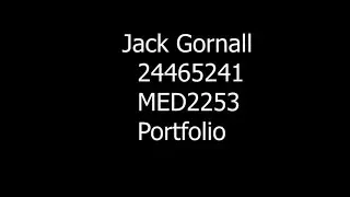 Advanced Post production portfolio