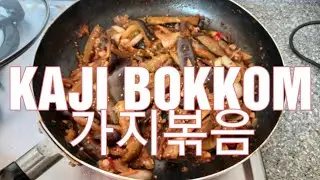 HOW TO MAKE STIR-FRIED EGGPLANT | KAJI BOKKOM | 가지볶음