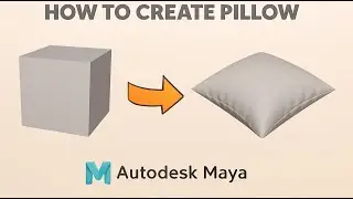 MAYA in 1 MINUTE: EASY Pillow Modeling (Beginner Tutorial)