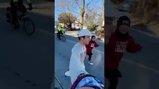 GYM BRO RUN 8KM IN -10 WINTER?  #toronto#hybridathlete #burlington #ontario #canada #asian #run
