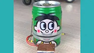 How to Make a Robot Eats Coins -The Whole Process Of Making Cans and Eating Coin Robots