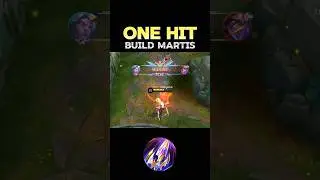 😱 WATCH THIS - BEST BUILD MARTIS 2024❓(ONE HIT) ~ MLBB 🔥 #mobilelegends #onehitbuild #martis #shorts