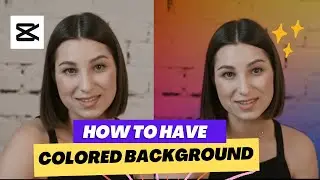 How To Have Coloured Background | CapCut Tutorial