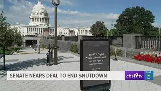 Senate advances funding measure with backing of 8 Democrats