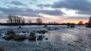 Chasing the Sunset | River Trent Drone Cinematic
