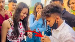 Crazy backflip with Cute girl shocking reactions prank