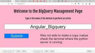 Datasets with Google Bigquery API