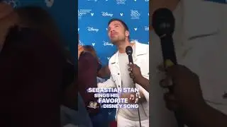 Sebastian Stan sings his favorite Disney song at D23 Expo (08.23.19)