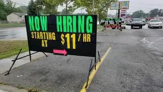 Light Bright Signs affordable advertising when you are hiring