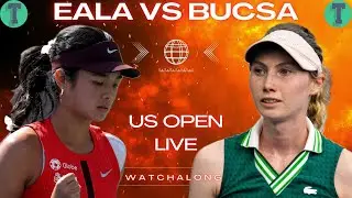 Alex Eala vs Cristina Bucsa | US Open 2025 Round 2 | LIVE TENNIS WATCHALONG