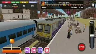 Mumbai AC Local Train || Indian Train Simulator fun game