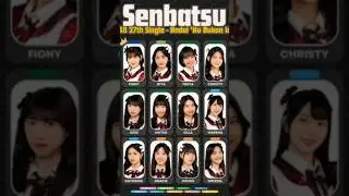 Member senbatsu single ke 27 JKT48  #jkt48 #jkt48fight