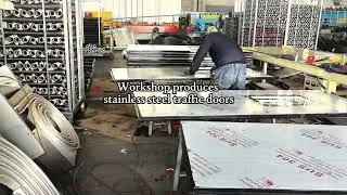 🚪 Stainless Steel Traffic Door – Strong & Hygienic