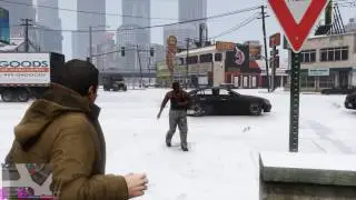 GTA V - Snowball Fight mod