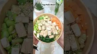 Viral Veg Poke Bowl Recipe | Healthy, Easy & Tasty Lunch Idea #shorts