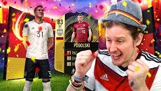 99 LONG SHOTS! INFORM PODOLSKI & REUS GERMANY WORLD CUP SQUAD! FIFA 18 ULTIMATE TEAM