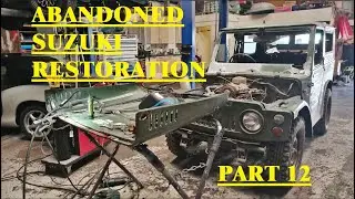 Suzuki LJ80 Restoration Part 12 - Finishing Inner wing and Starting Bonnet Repair