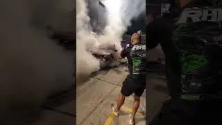 Безумный бернаут на хэтчбеке EK #civic #turbo #honda #ek #kseries #bseries #burnout