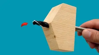 The quickest and most efficient way to sharpen a drill bit in just 2 minutes.DIY ideas