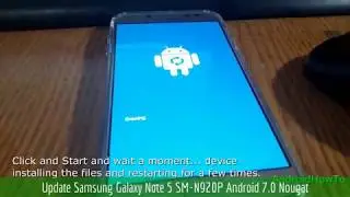 Update Samsung Galaxy Note 5 SM-N920P Android 7.0 Nougat