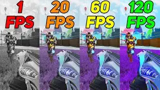 Apex Legends 1fps vs 5fps vs 10fps vs 20fps vs 30fps vs 60fps vs 120fps