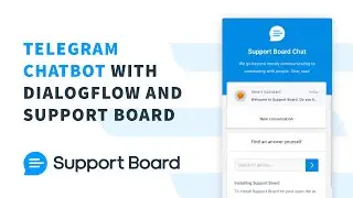 Telegram chatbot with Dialogflow and Support Board