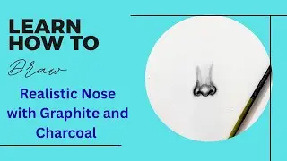 How to draw Realistic Nose | Easy pencil drawing of Nose | Real time video of Nose Drawing for Kids
