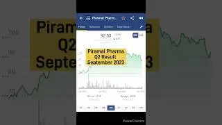 Piramal Pharma Q2 Result || September 2023 #stockmarket #quarterlyresults