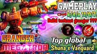 GRANGER BEST BUILD IN 2021 | TOP 1 GLOBAL GRANGER shuna x vanguard - MOBILE LEGENDS