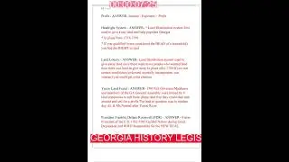 GEORGIA HISTORY LEGISLATIVE EXAM NEWEST 2025 ACTUAL EXAM 300 QUESTIONS AND CORREC ANSWERS VERIFIED A