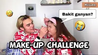 MY BOYFRIEND DOES MY MAKE-UP CHALLENGE