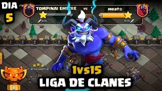 ASI ATACA el JUGADOR mas HUMILDE en LIGA de CLANES 1vs15😎