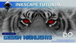 How To Create HIGHLIGHTS For Your Designs In INKSCAPE