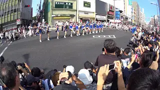 [4K]水戸商業高等学校チア・ダンス部「Blue Twinkle&rsquo;s」-第55回水戸黄門まつり上市パレード1