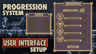 Building Attributes and Stats UI (Unity) | Progression System | Episode 01