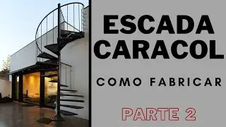Escada caracol / Escalera caracol - Parte 2 - Curso de Serralheiro