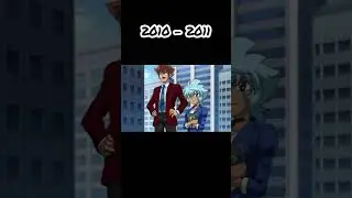 Beyblade Generation throughout the years (Metal Gen) Part 2 #Shorts