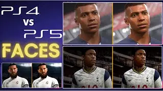 FIFA 21 Player Faces PS5 || fifa 21 ps5 vs ps4