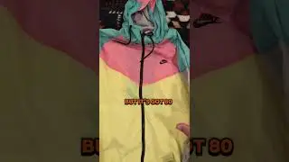 Nike retro style windbreaker 80s 90s. It should sell on eBay for $120 #ebay #reseller #nike